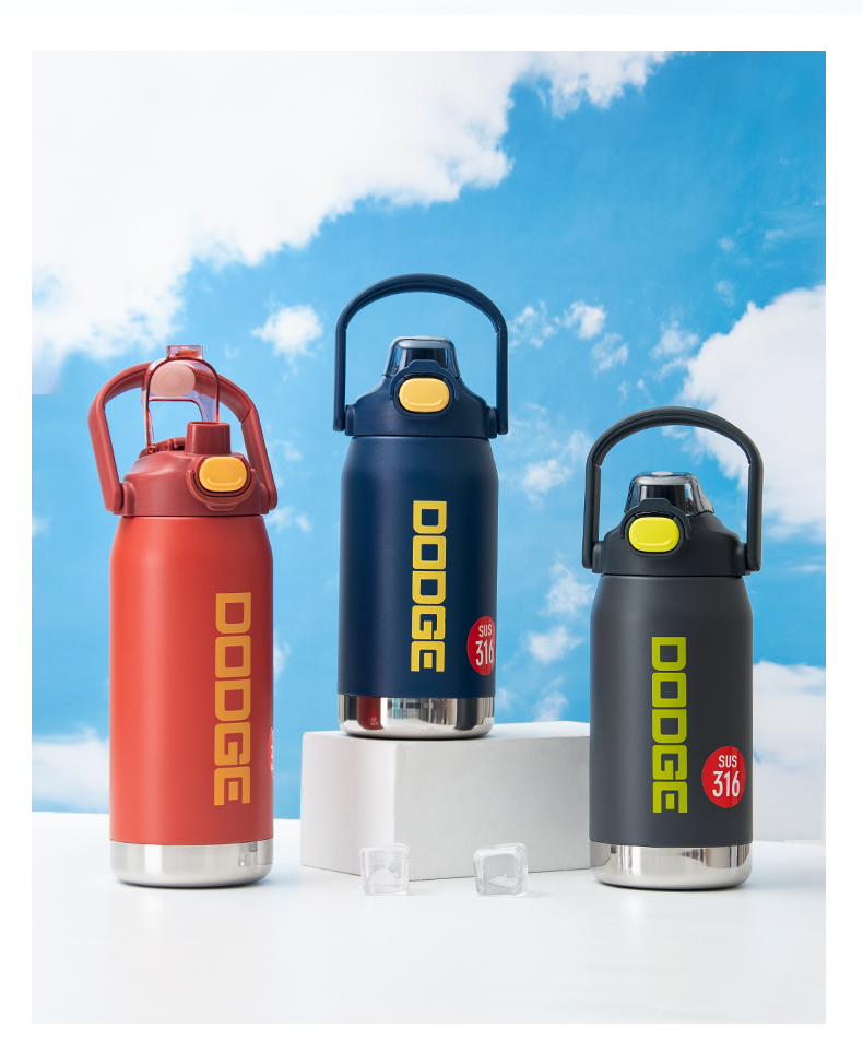 1200ML道奇矫健双饮保温杯316不锈钢大容量保温壶