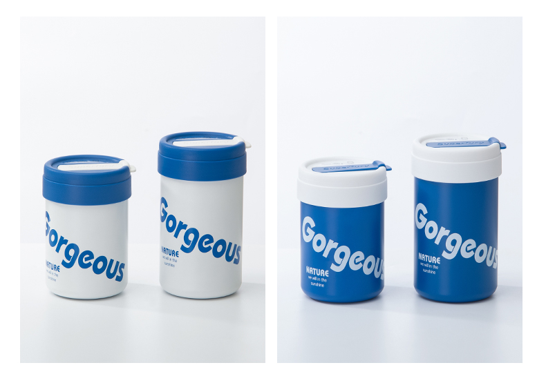 420ML简约时尚吨吨保温杯304不锈钢迷你便携吸管杯