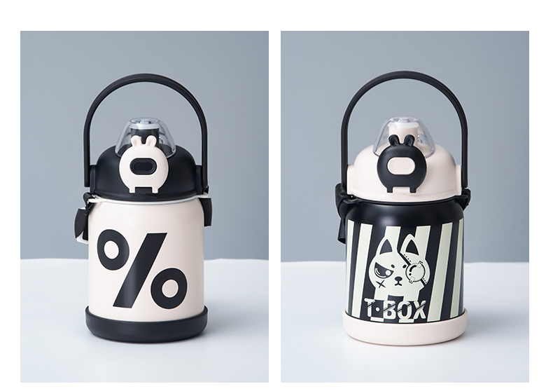 700ML我美式系列插头兔保温杯316不锈钢个性潮流水杯