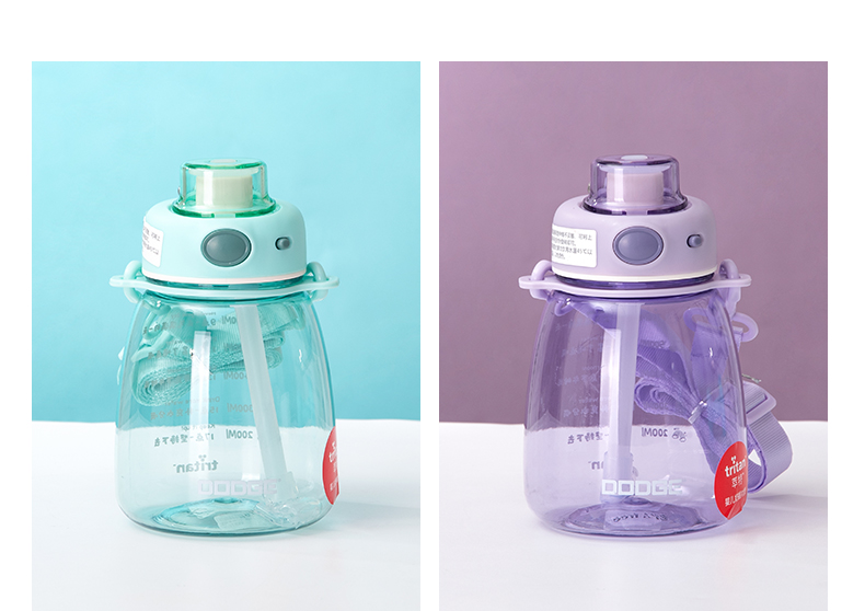 700ML道奇麦嘟小肚塑料杯Tritan户外运动便携水杯
