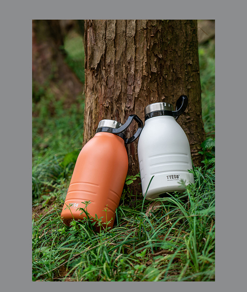 1500ML大容量手提运动户外保温杯304不锈钢水杯