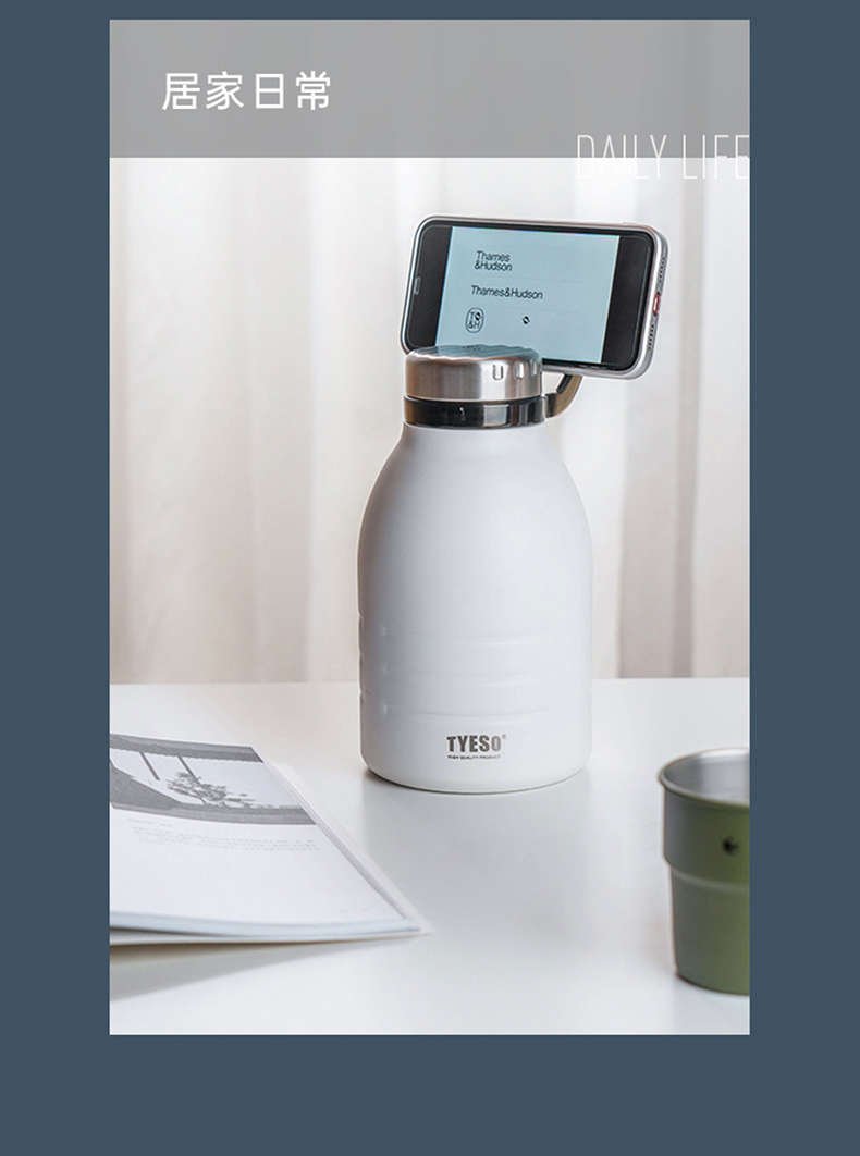 1500ML大容量手提运动户外保温杯304不锈钢水杯