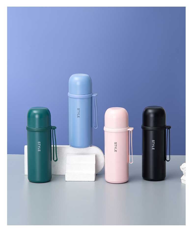 350ML清雅子弹头小清新系列保温杯304不锈钢便携水杯