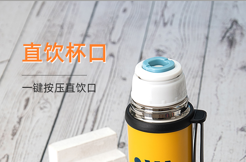 450ML几何系列清雅子弹头保温杯304不锈钢便携水杯