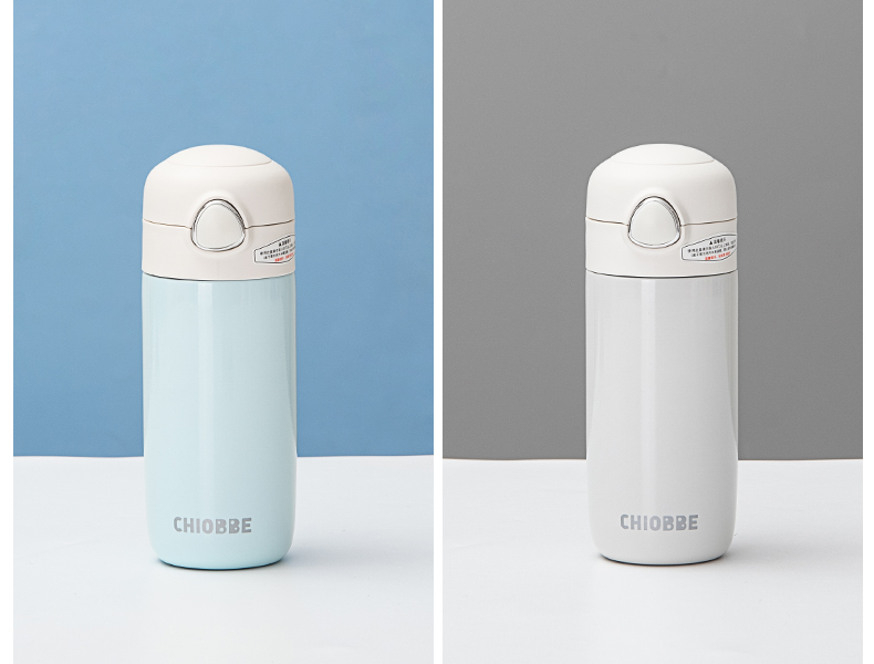 400ml欧雅纯色系列保温杯304不锈钢创意旋转弹盖水杯