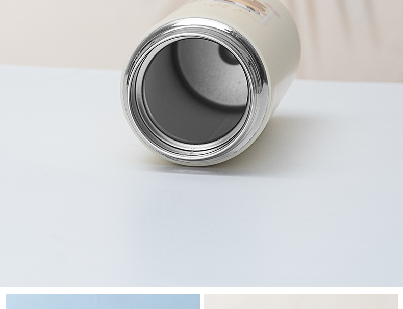 450ML元气少女便携弹跳保温杯304不锈钢卡通可爱杯子