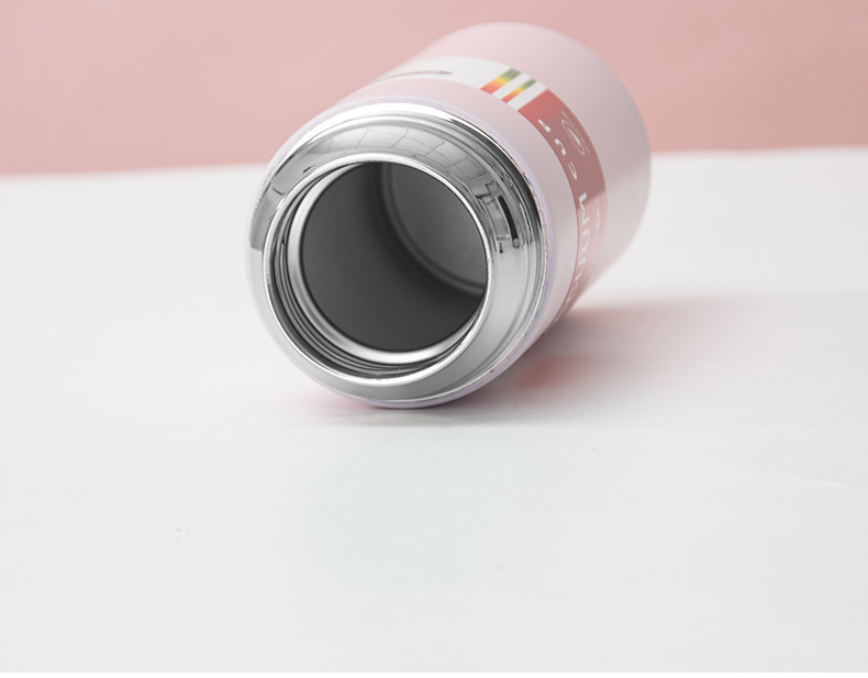 500ML真空保温杯简约纯色304不锈钢便携提手杯子