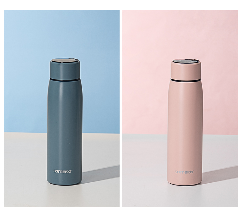 380ML悦享温显保温杯304不锈钢男女士商务办公水杯