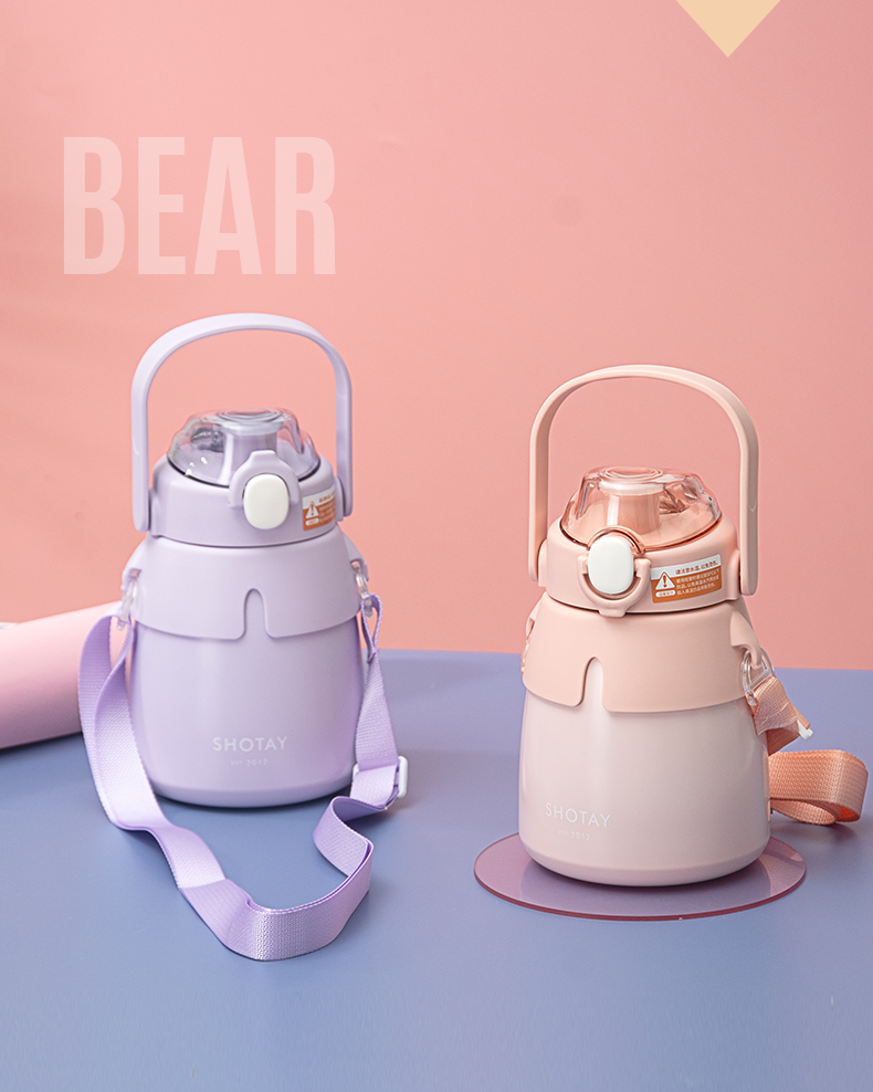 900ML尚泰大肚滤棒保温杯316不锈钢大容量便携水杯