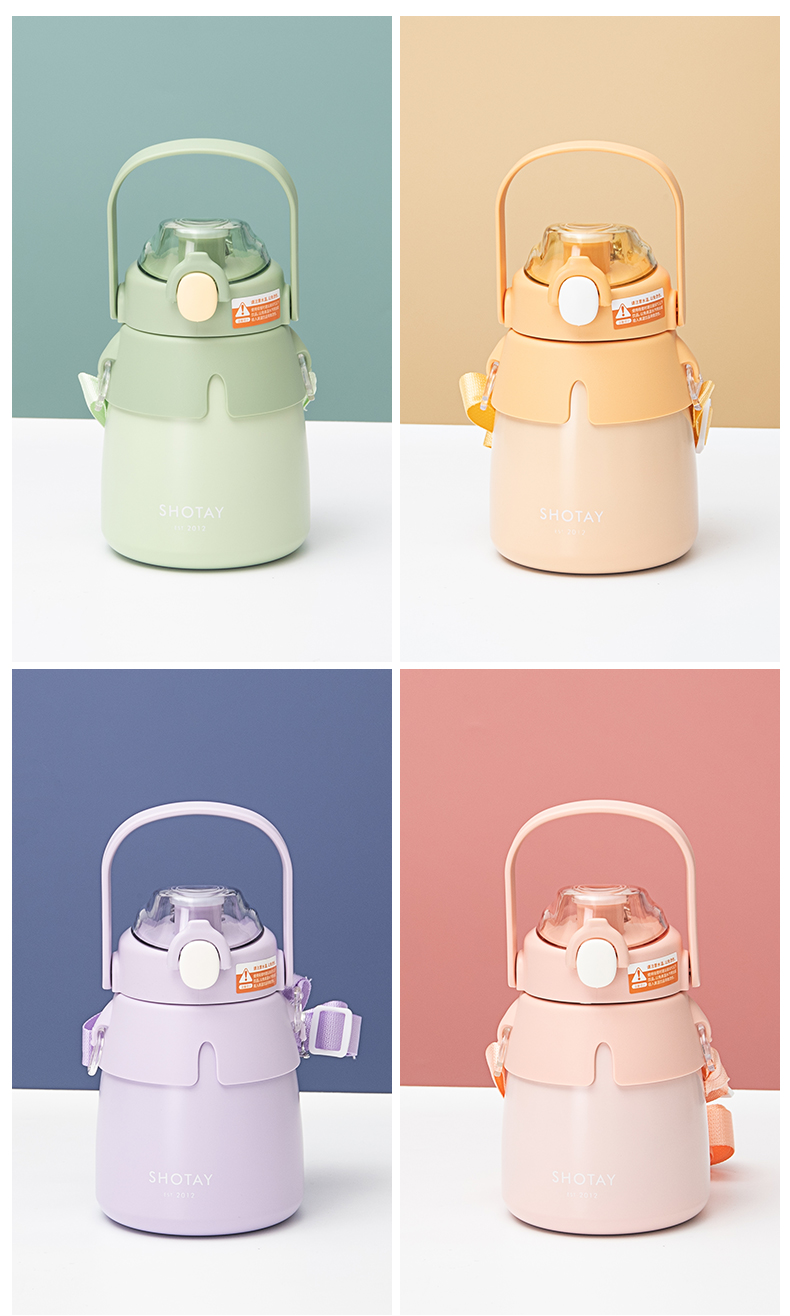 900ML尚泰大肚滤棒保温杯316不锈钢大容量便携水杯