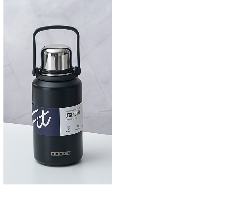 1200ML道奇彪悍金刚保温杯316不锈钢大容量运动水杯