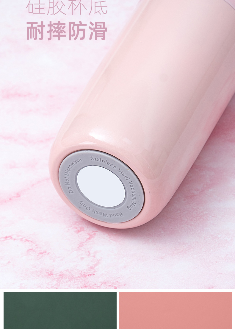 316ML欧雅轻奢炫彩保温杯304不锈钢弹跳盖吸管杯