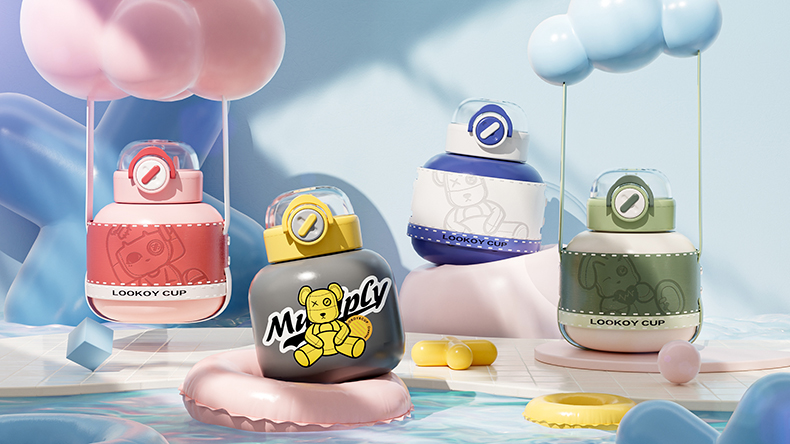 550ML X系列胖墩墩保温杯304不锈钢时尚简约大肚杯