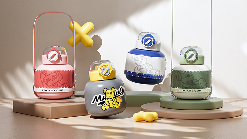 550ML X系列胖墩墩保温杯304不锈钢时尚简约大肚杯