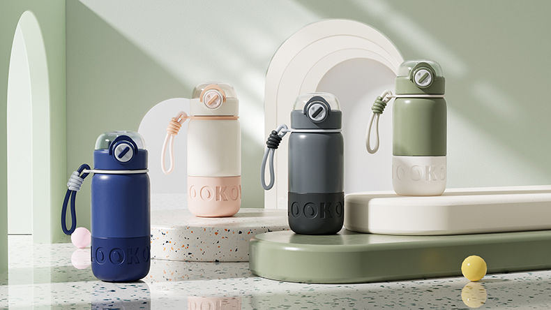 500MLX系列运动保温杯304不锈钢个性潮流吸管杯