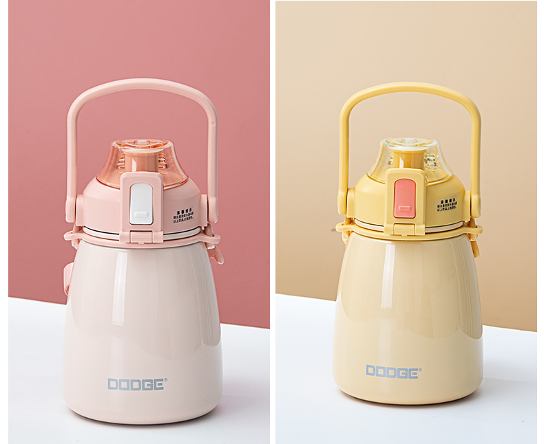 880ML大容量道奇行云网红保温杯316不锈钢大肚杯