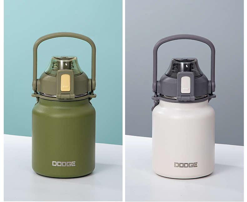 950ML道奇滤生活焖茶水壶316不锈钢大容量运动保温杯