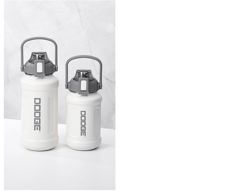 950ML道奇胖墩泡茶保温杯304不锈钢大容量运动水杯