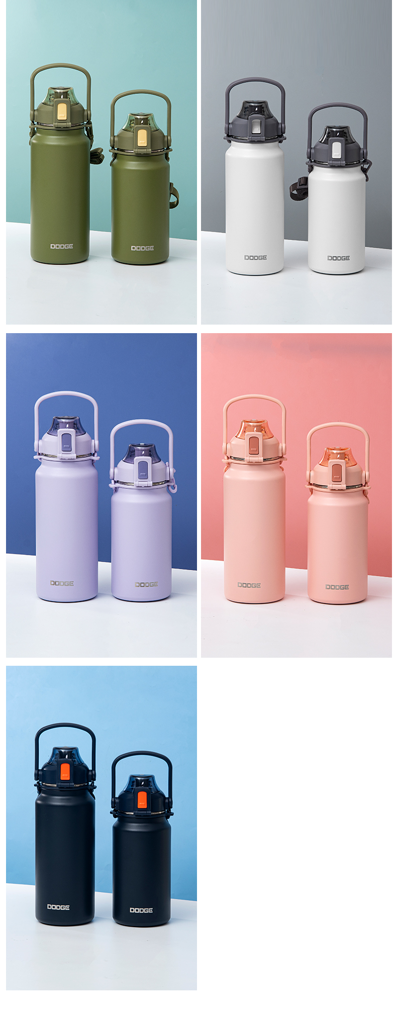 1300ML道奇滤生活焖茶功能保温杯316不锈钢大容量水杯