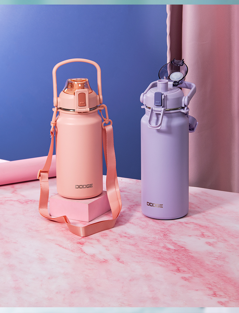 1600ML道奇滤生活焖茶功能保温杯316不锈钢大容量水杯