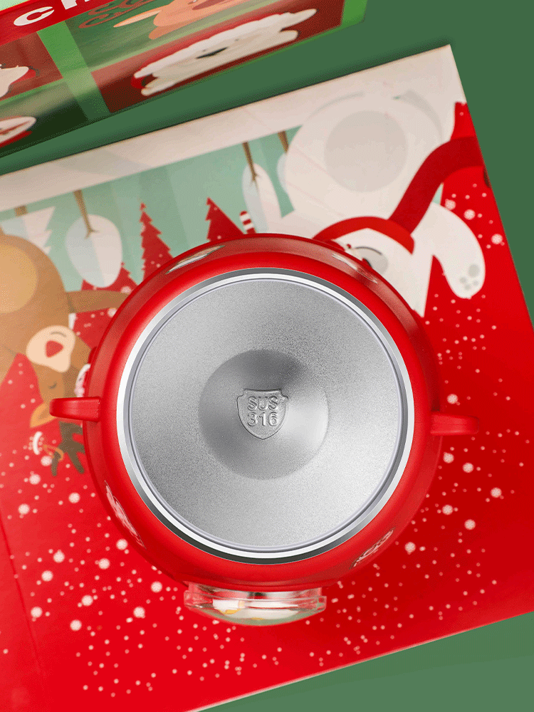 850ML圣诞大肚保温杯