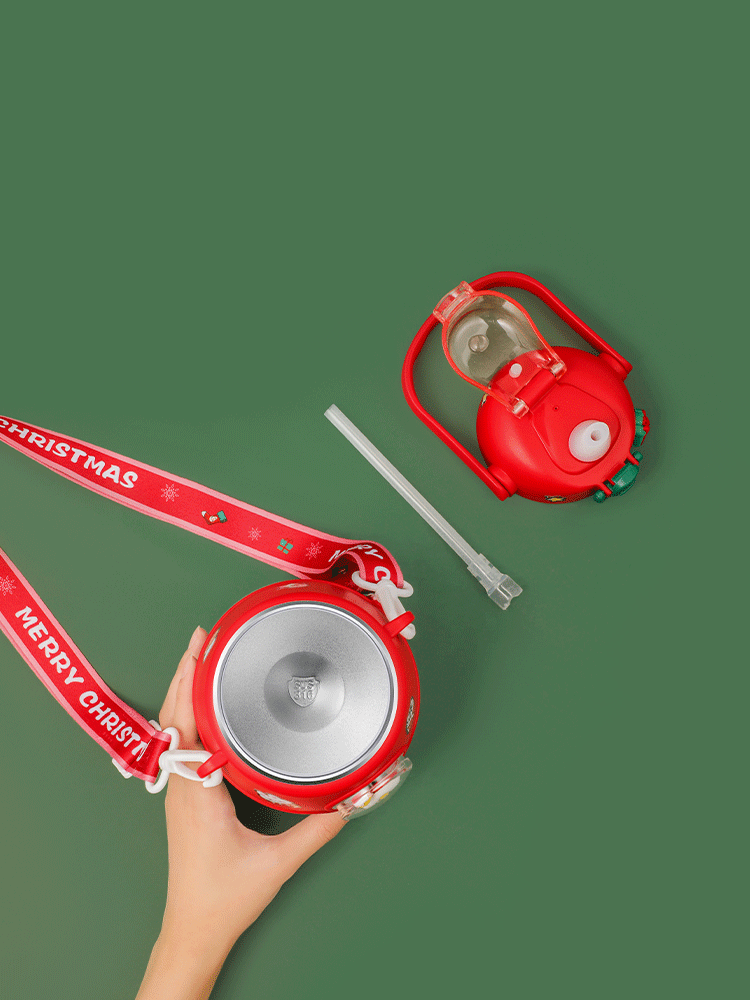 850ML圣诞大肚保温杯