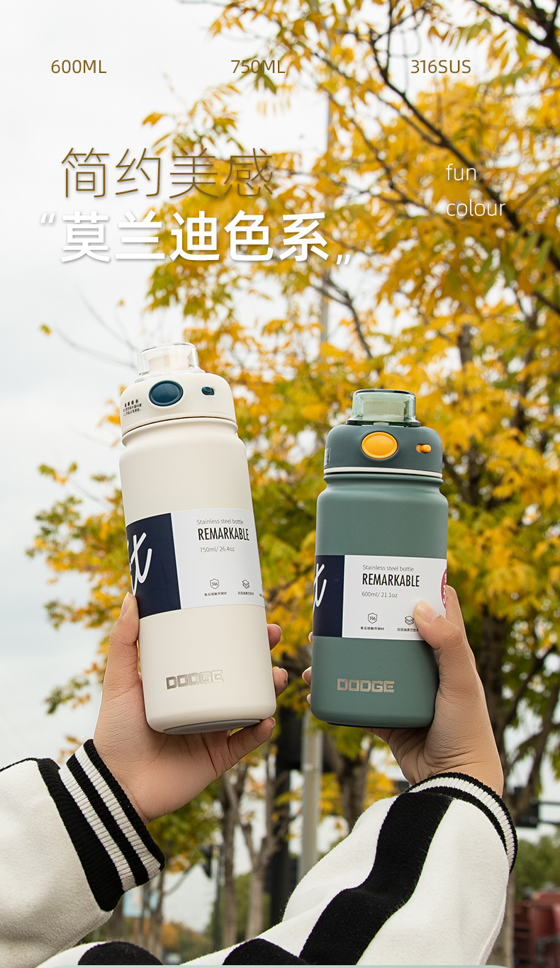750ML道奇悠然运动保温杯