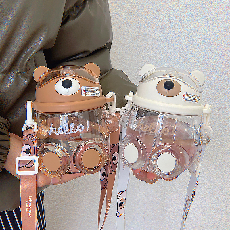 700ML墩墩熊塑料杯