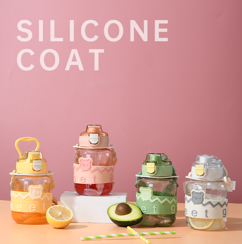 600ML小熊太空塑料杯（OPP袋）