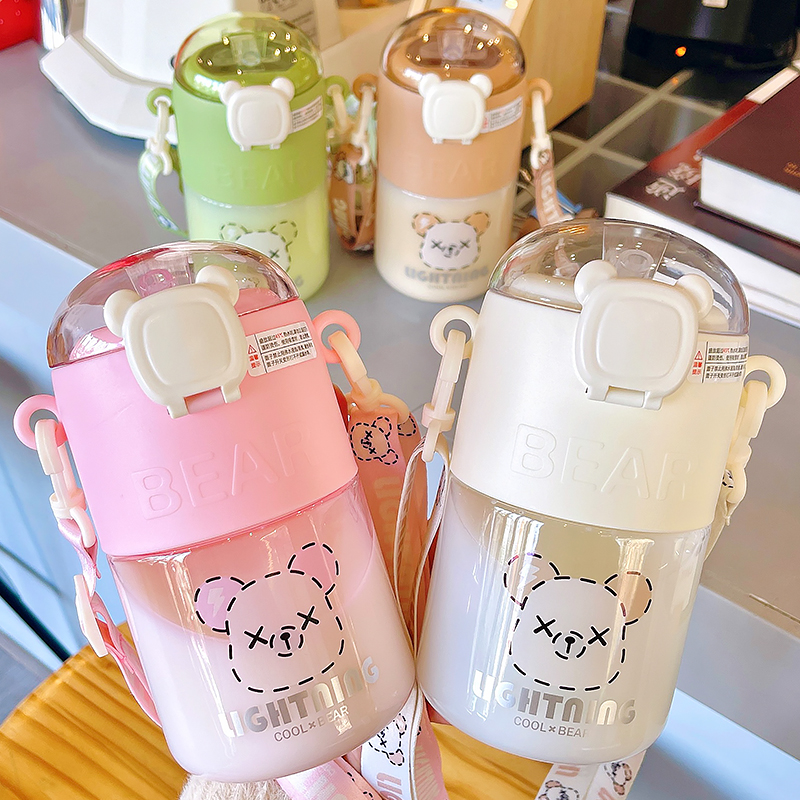 600ML闪电熊塑料杯