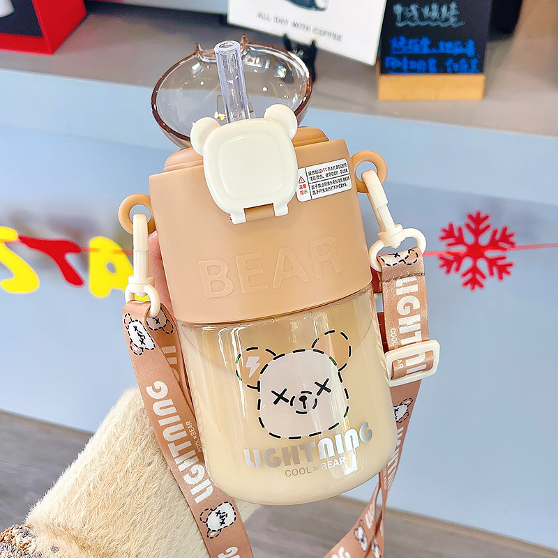 600ML闪电熊塑料杯