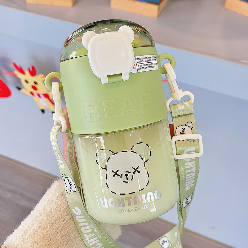 600ML闪电熊塑料杯