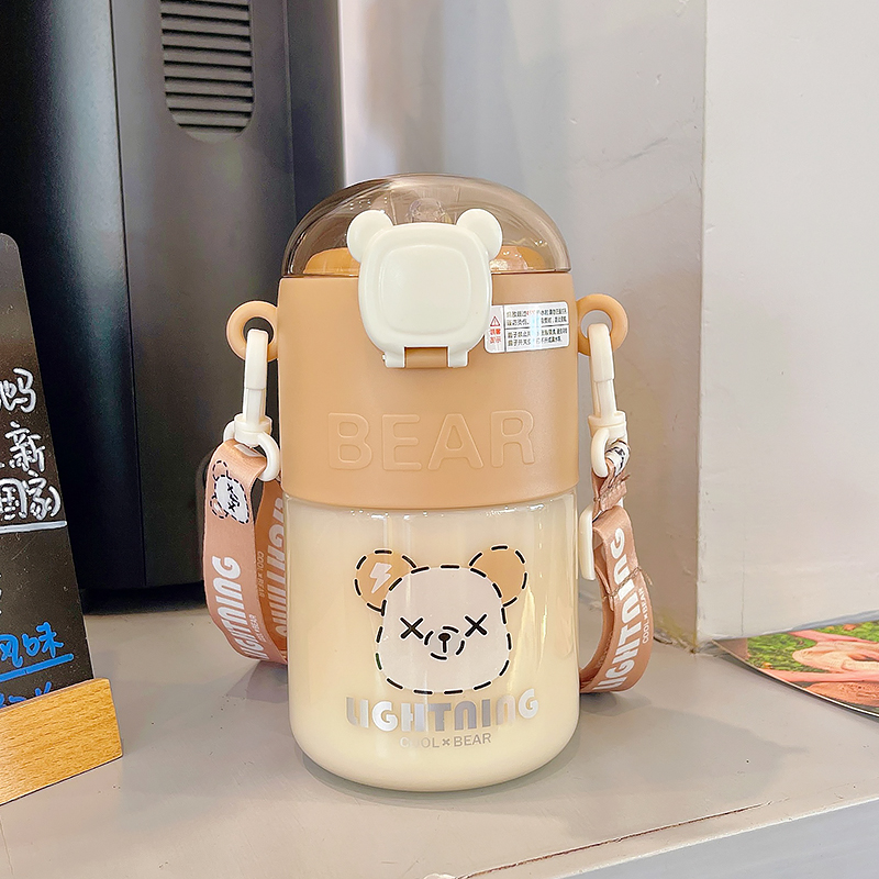 600ML闪电熊塑料杯