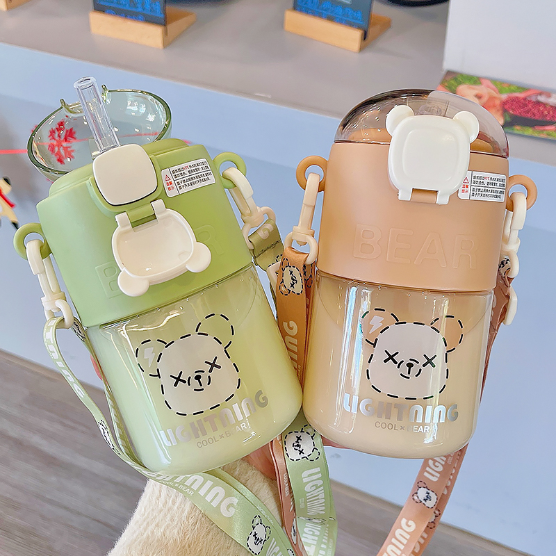 600ML闪电熊塑料杯