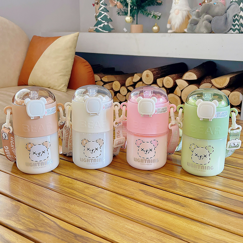 600ML闪电熊塑料杯