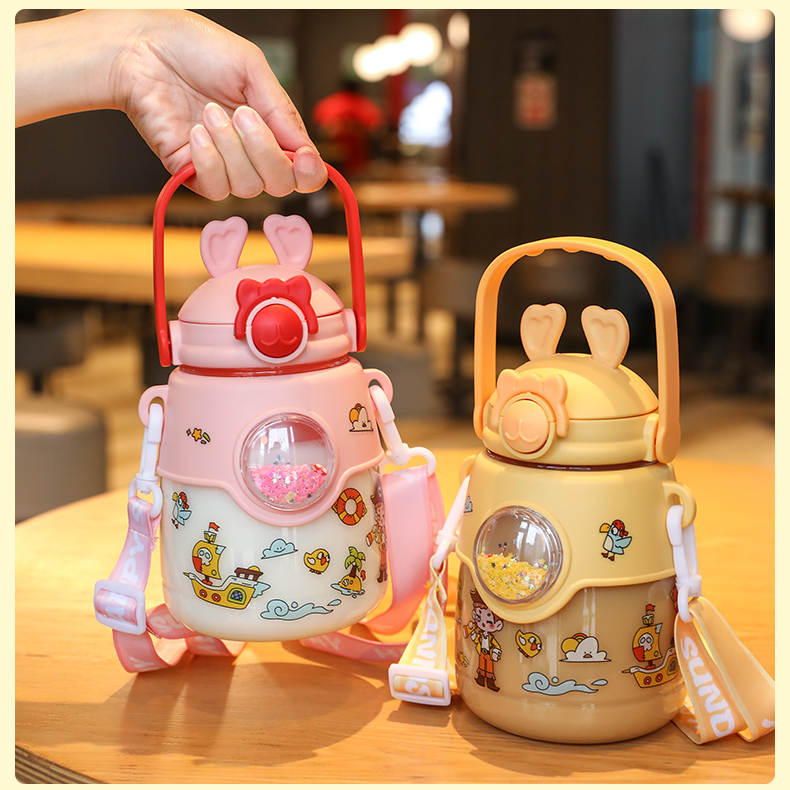 1200ML兔子大肚塑料杯