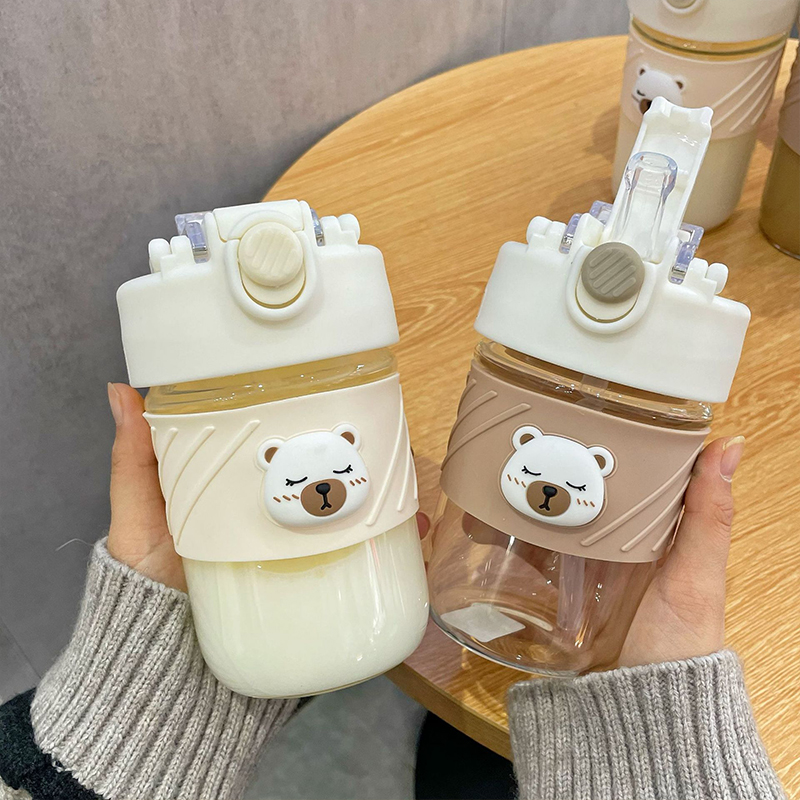 400ML新奢双饮公仔系列玻璃杯