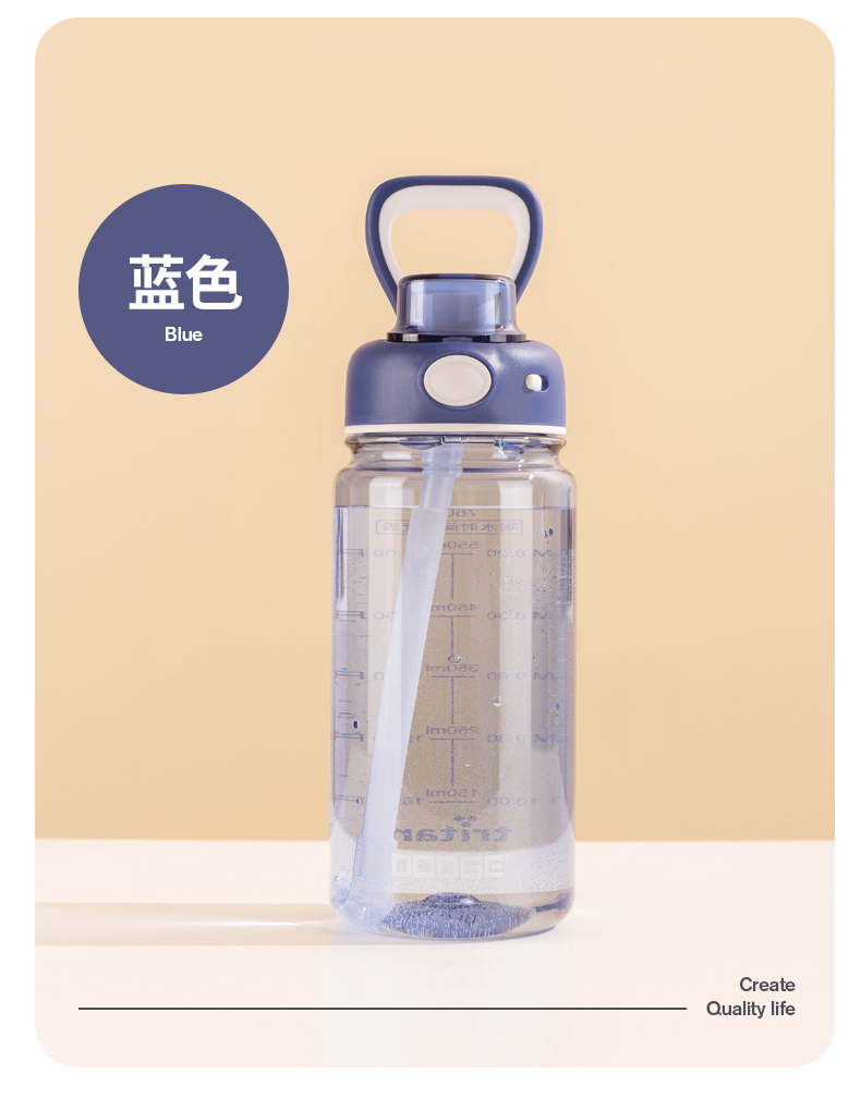 920ML道奇悠然休闲吸管塑料杯