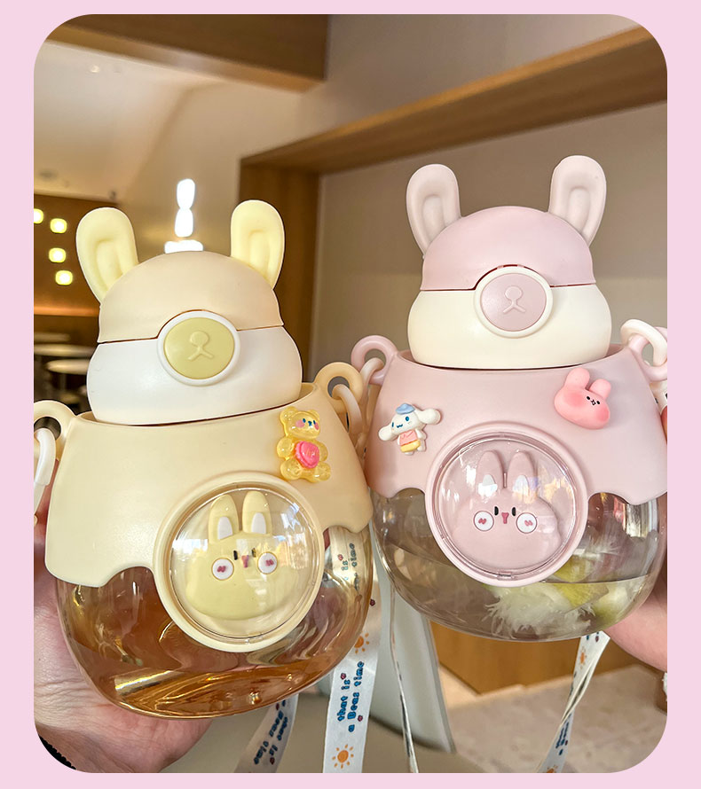 930ML可可兔塑料杯