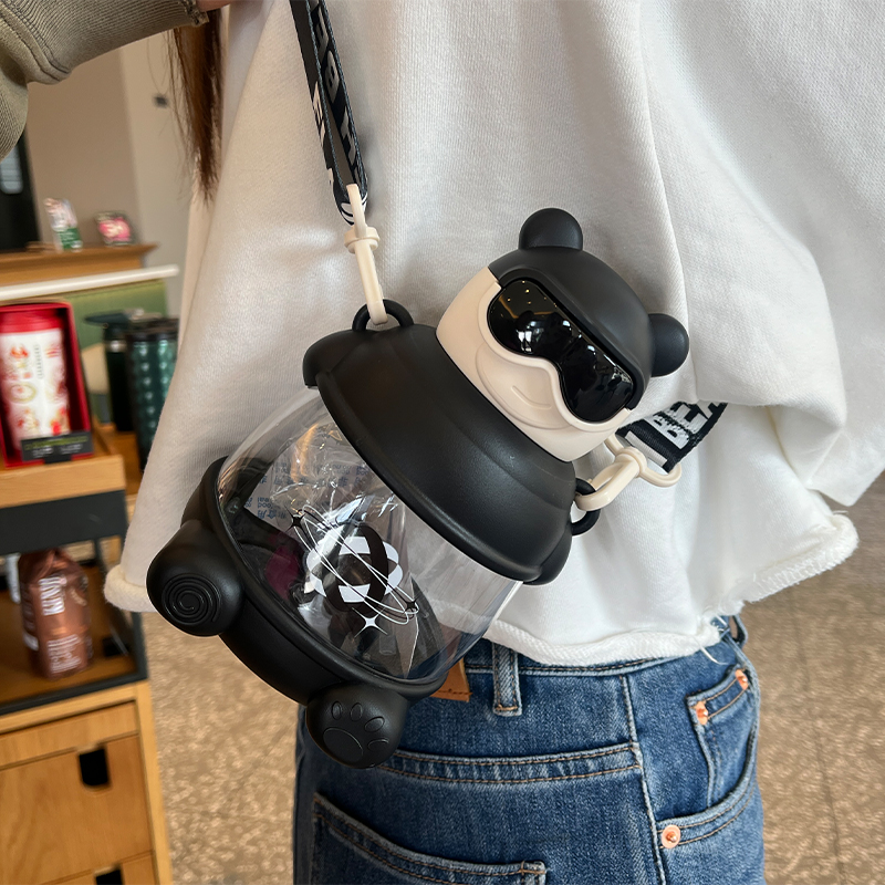 900ML熊警察塑料水杯