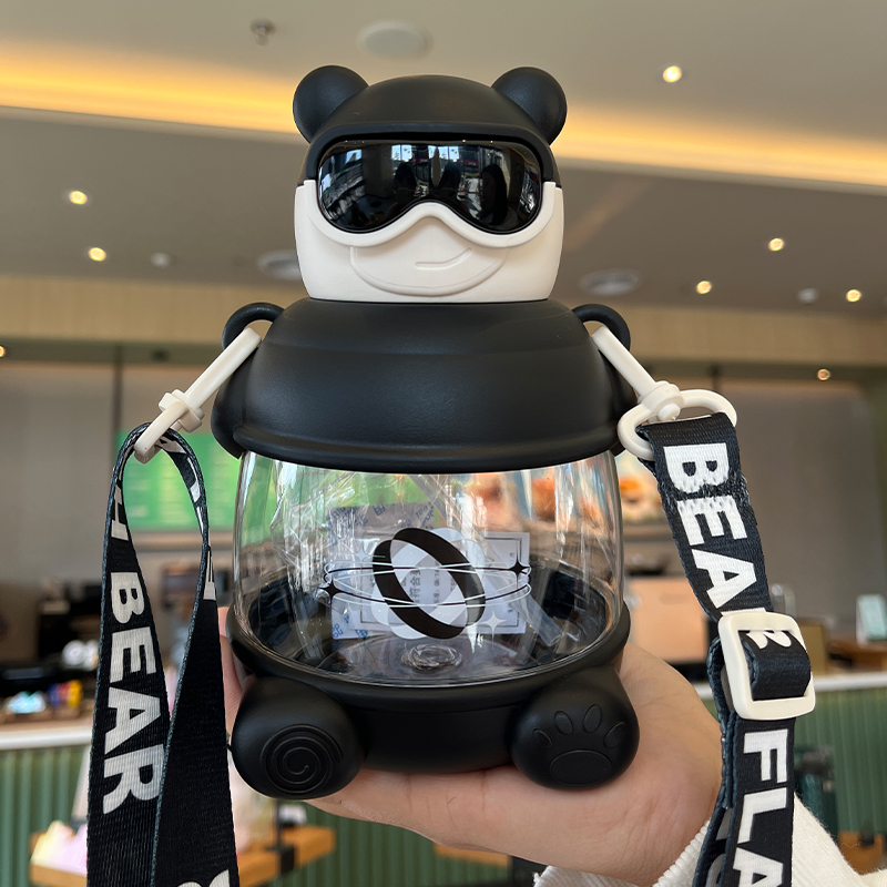 900ML熊警察塑料水杯