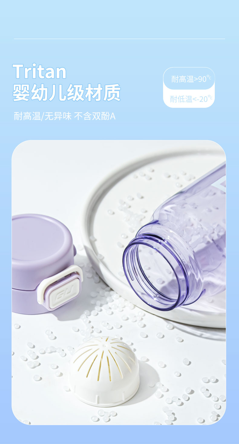 720ML道奇春光跳盖塑料水杯