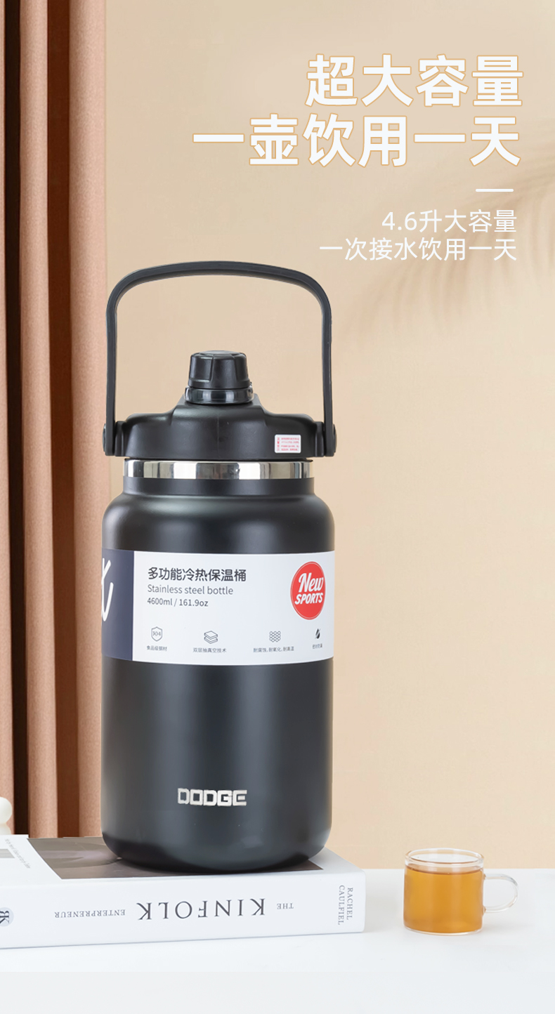 4600ML道奇多功能冷热保温桶