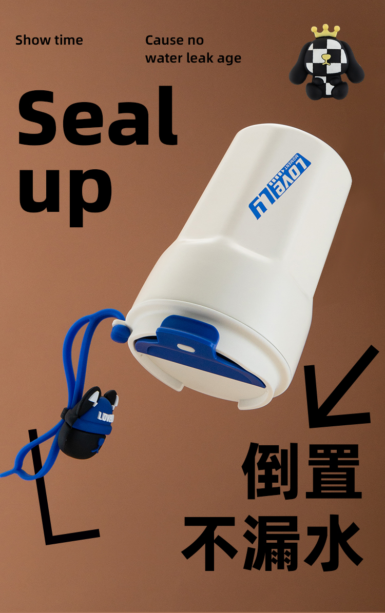 420MLYIMI酷公仔保温咖啡杯