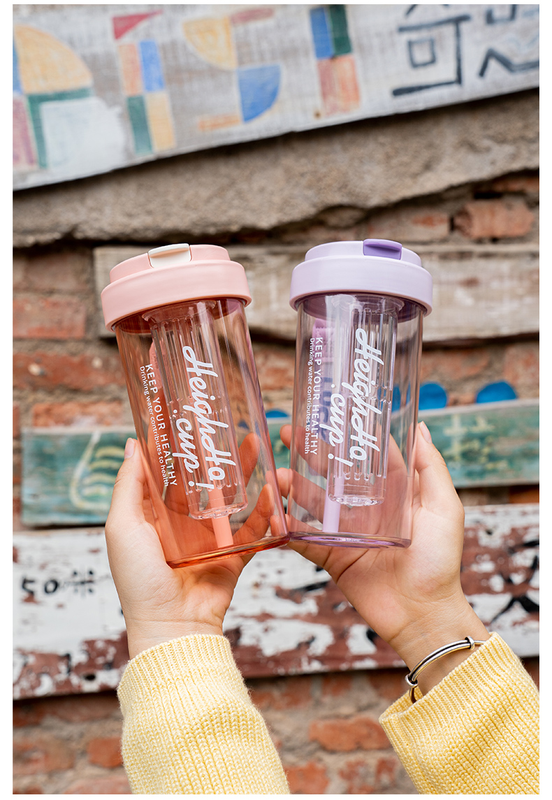 600ML养生过滤塑料杯