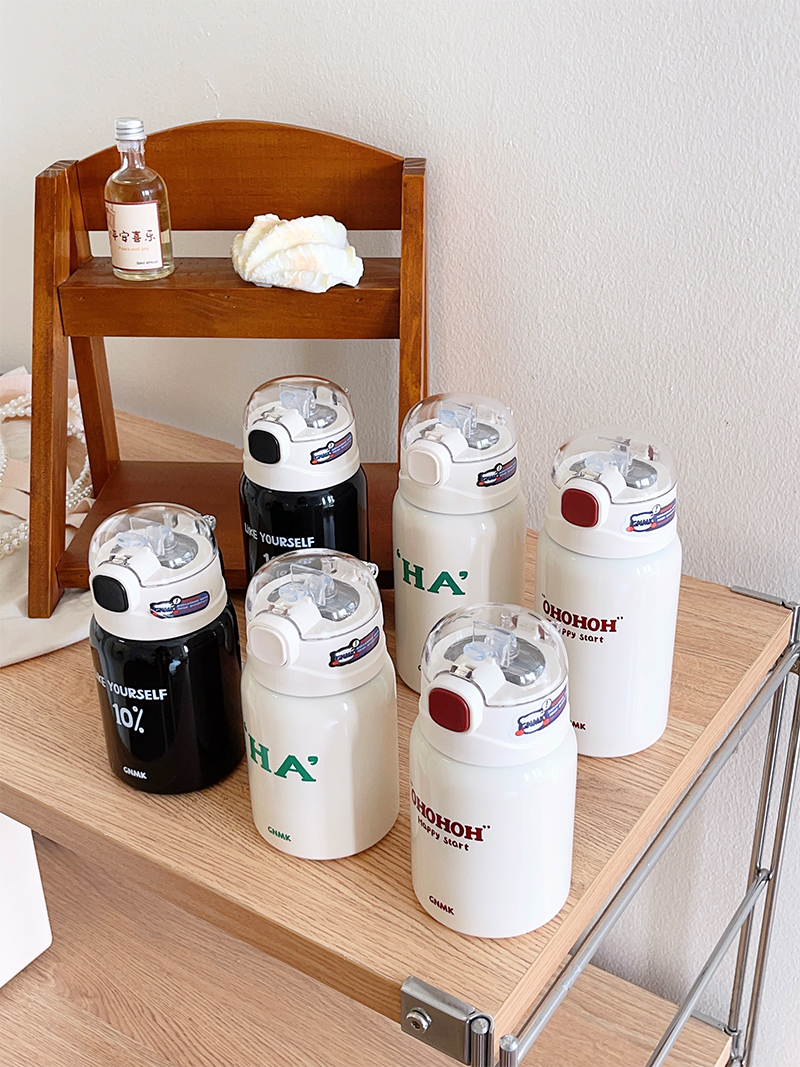 450ML圆圆盖-英文系列保温杯