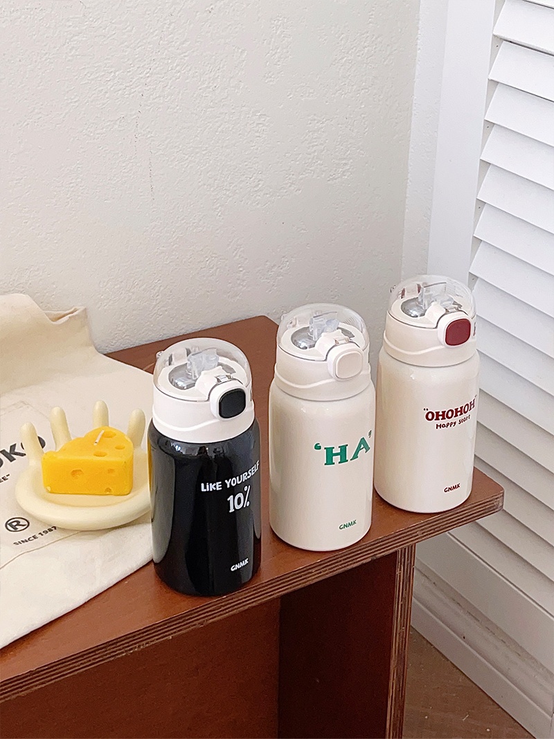 450ML圆圆盖-英文系列保温杯