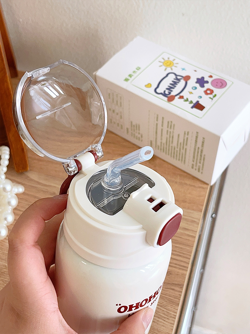 350ML圆圆盖-英文系列保温杯