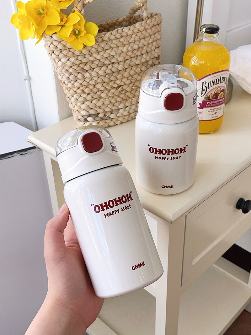 350ML圆圆盖-英文系列保温杯