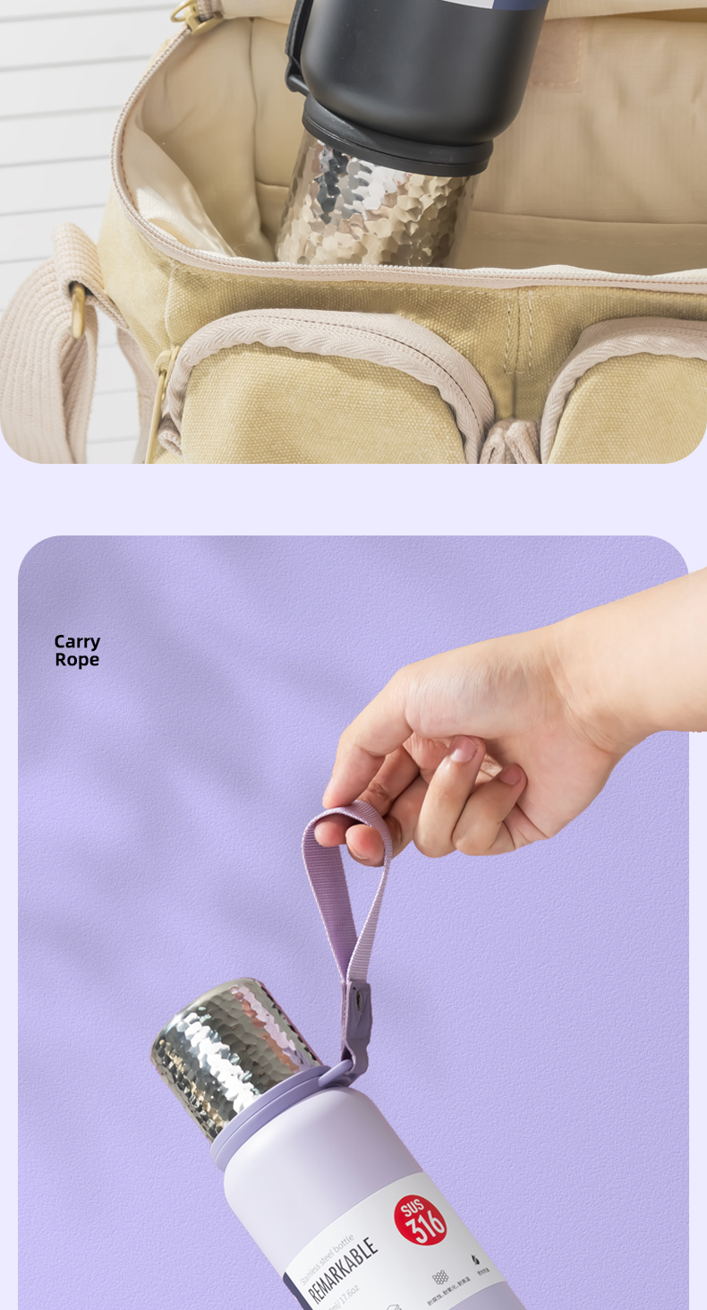 500ML道奇婉然随行保温杯